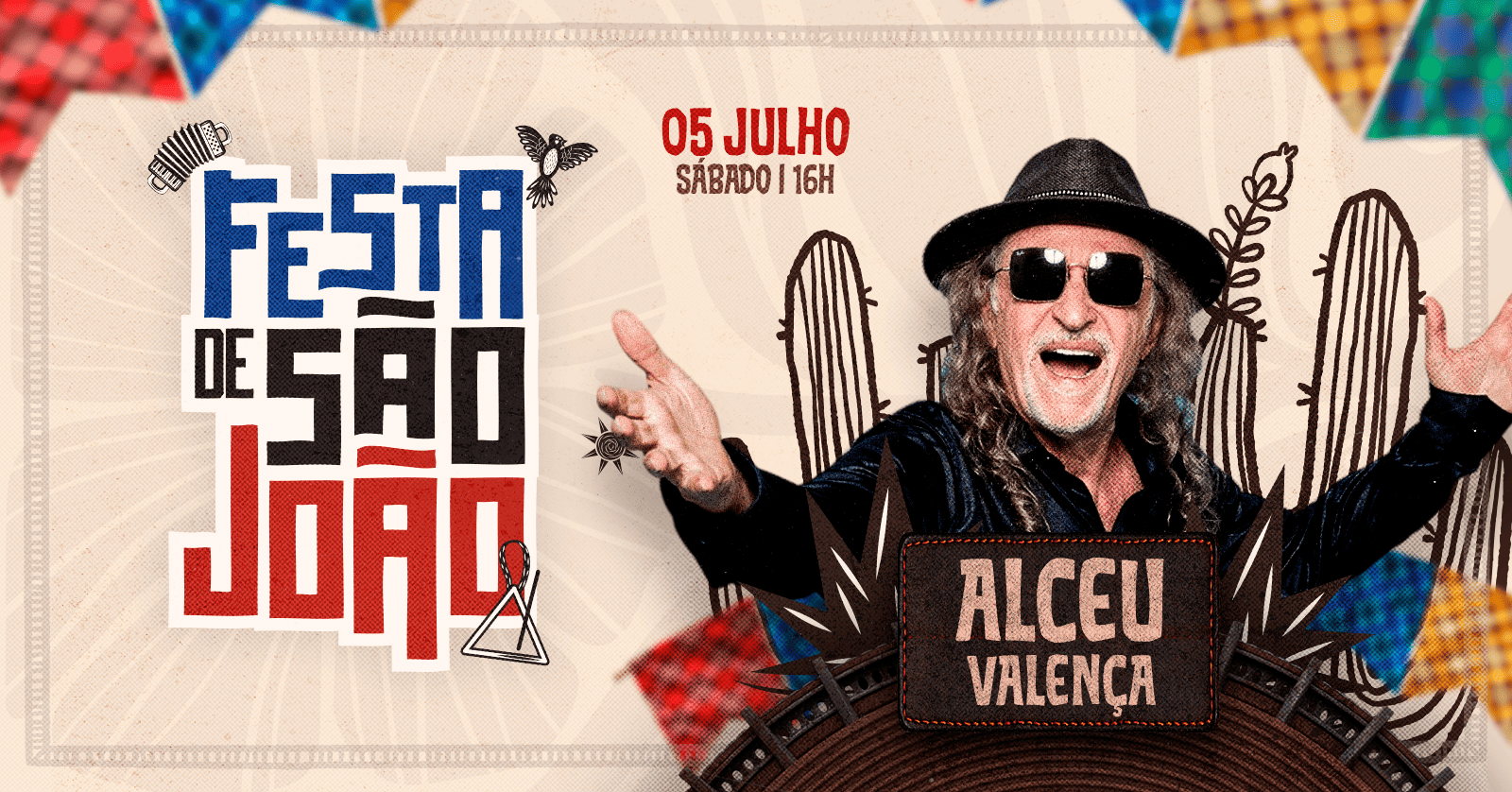 Festa de São João - Alceu Valença em Belo Horizonte