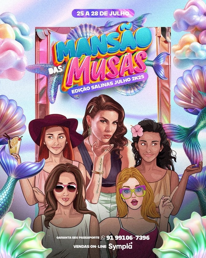Mansão das Musas SAL 2K25 - 25 A 28 DE JULHO NO SAL.