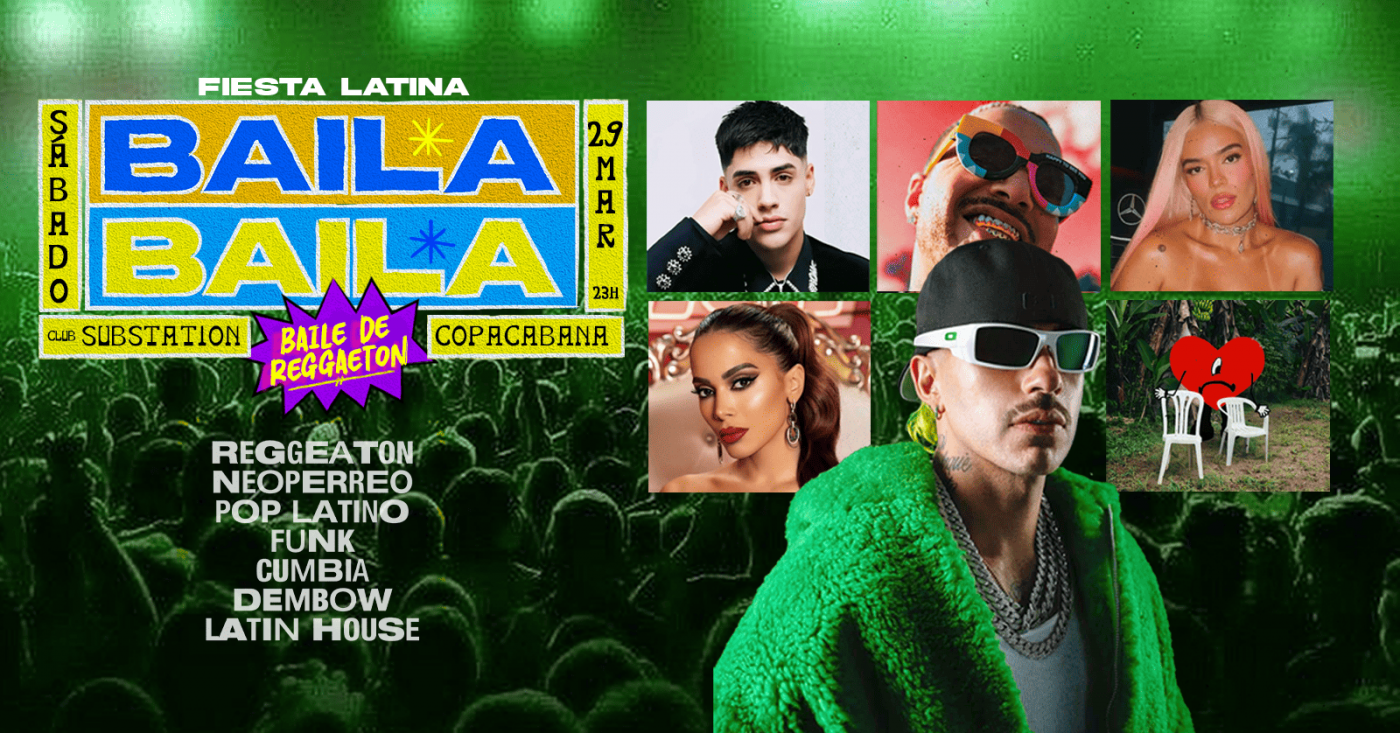 Fiesta Latina Baila Baila | Baile de Reggaeton | Copacabana | 29 de ...