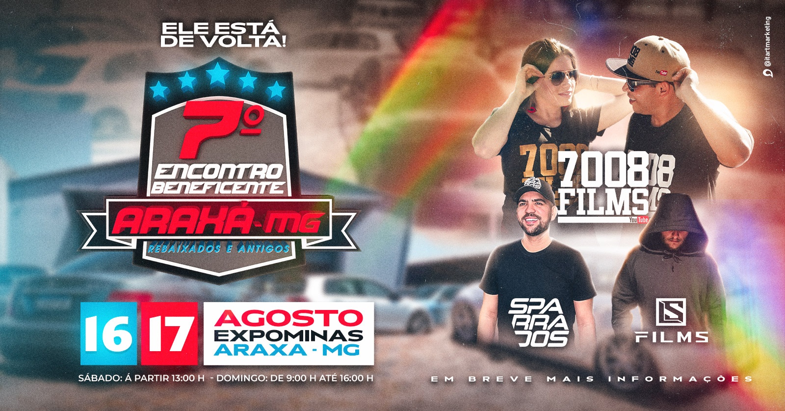 7º Encontro de carros Antigos e Rebaixados de Araxá