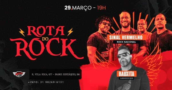 ROTA DO ROCK | 29 MAR | 19H