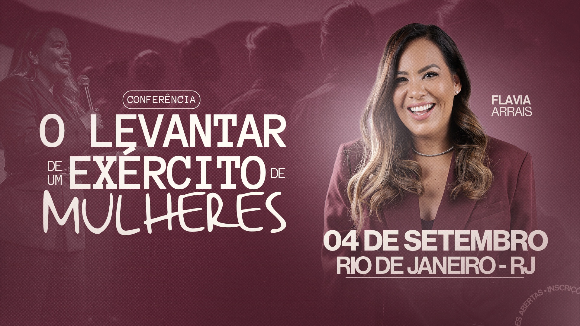 Rio de Janeiro, RJ - O Levantar de um Exército de Mulheres - Conferência com Flavia Arrais