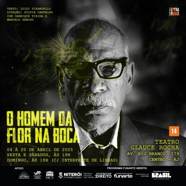 Banner O Homem da Flor na Boca