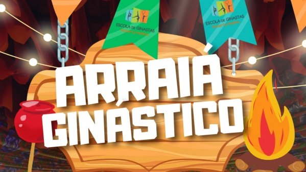 Banner Arraiá Ginástico 2025