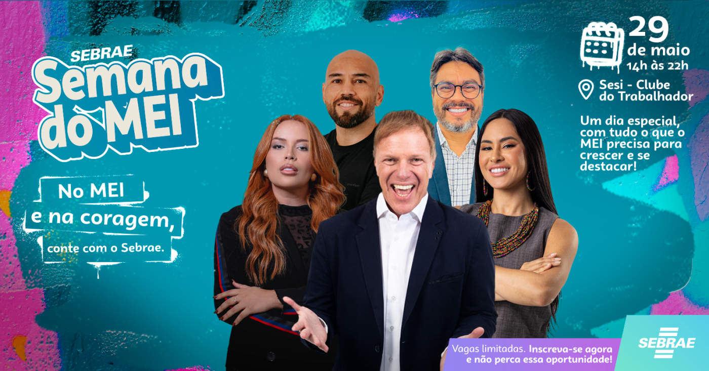 Semana do MEI - 2025 - No MEI e na Coragem em Manaus - Sympla