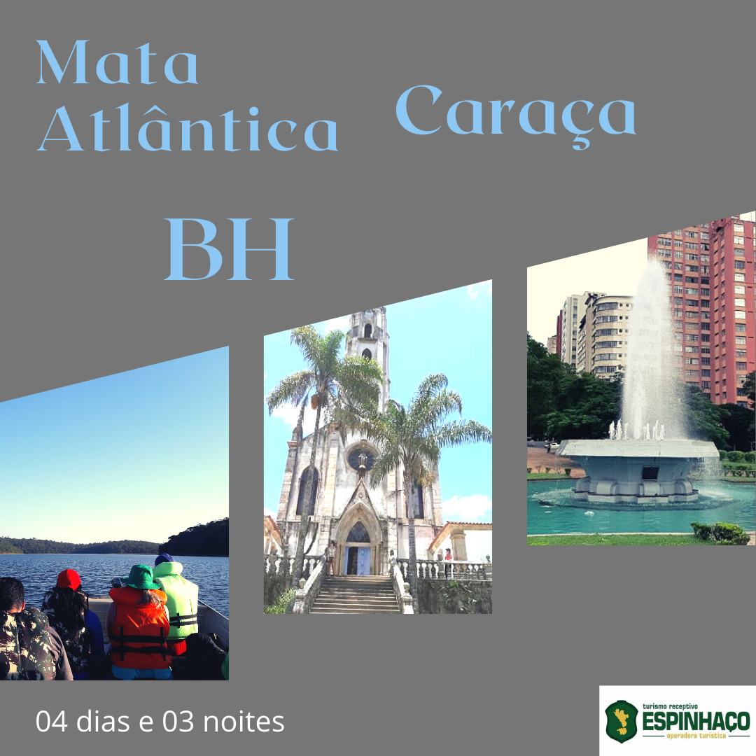 Parque Rio Doce / Santuário do Caraça e BH 04 dias e 03 noites