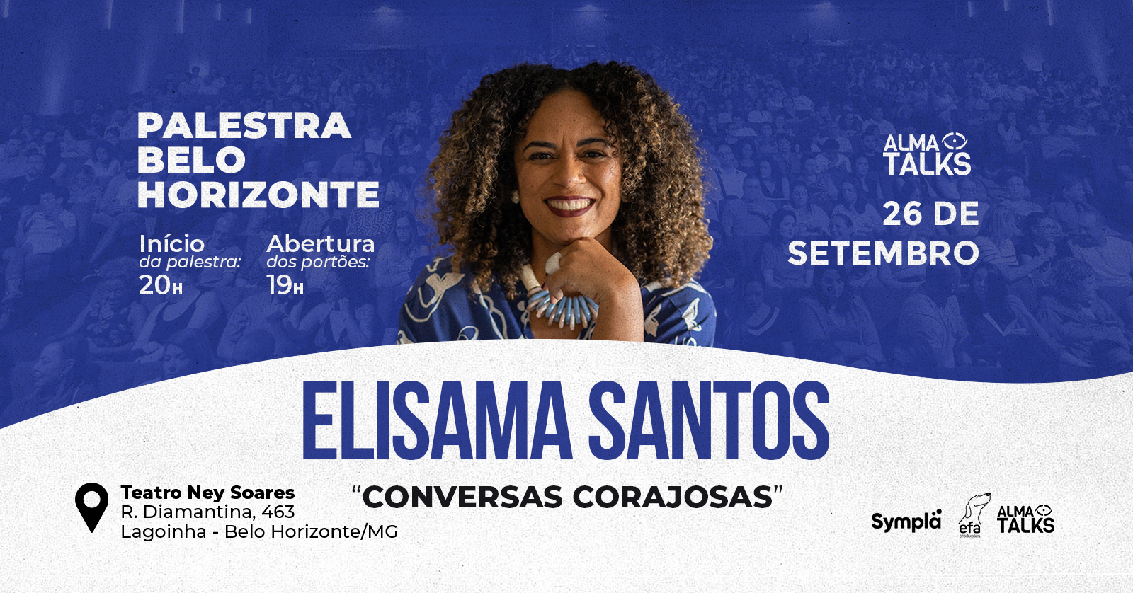 Elisama Santos em Belo Horizonte - Palestra "Conversas Corajosas"