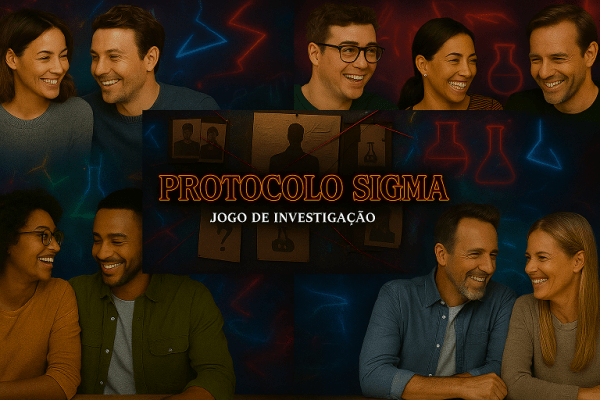 Banner Protocolo Sigma - Jogo de Investigação