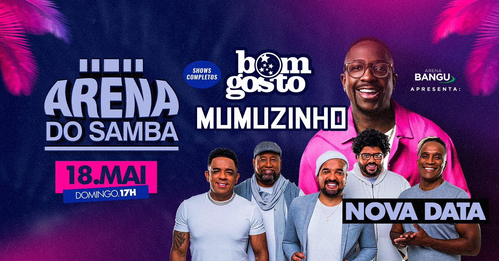Mumuzinho & Bom Gosto | 18MAI (DOM) | Bangu Shopping em Rio de