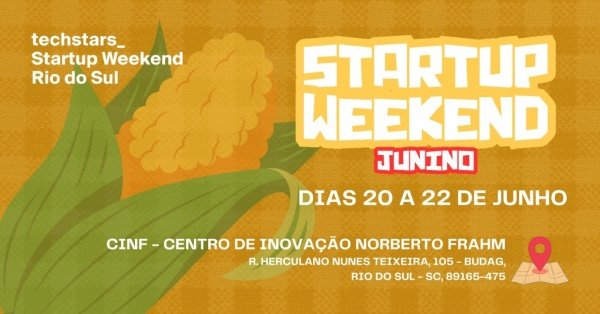Banner Startup Weekend Rio do Sul