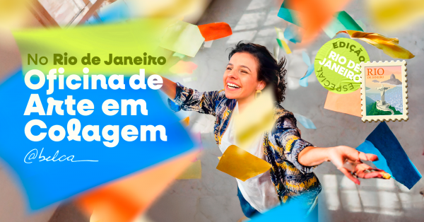 Oficina de Arte em Colagem Belca no RIO DE JANEIRO - 21/03/2026