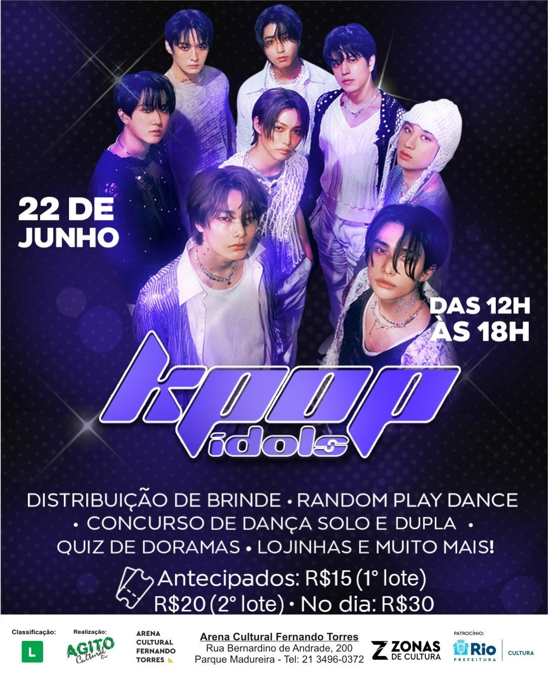 Kpop Idols 2025 - Parque Madureira em Rio de Janeiro - Sympla