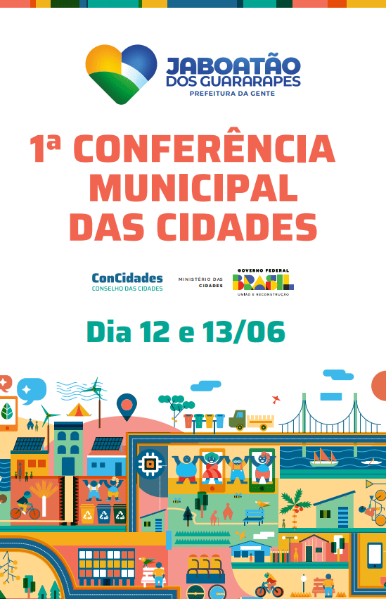 Banner 1ª CONFERÊNCIA MUNICIPAL DAS CIDADES