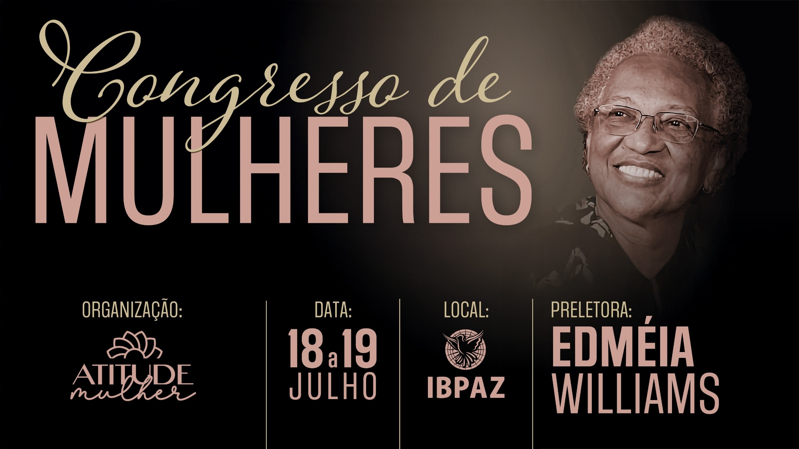 Congresso de Mulheres com Edméia Williams