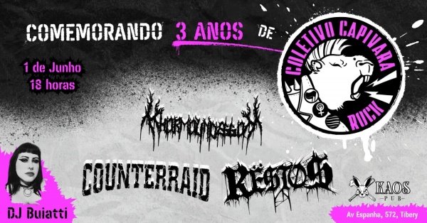 Aniversário C.C.R - 3 anos de resistência