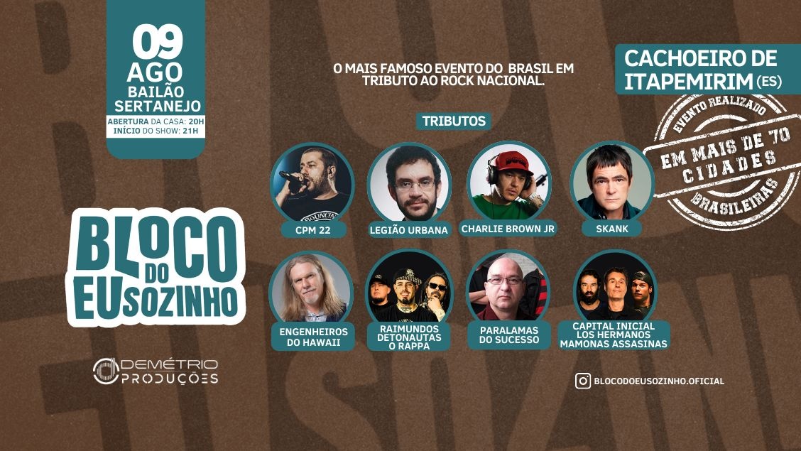 Bloco do Eu Sozinho em Cachoeiro de Itapemirim/ES