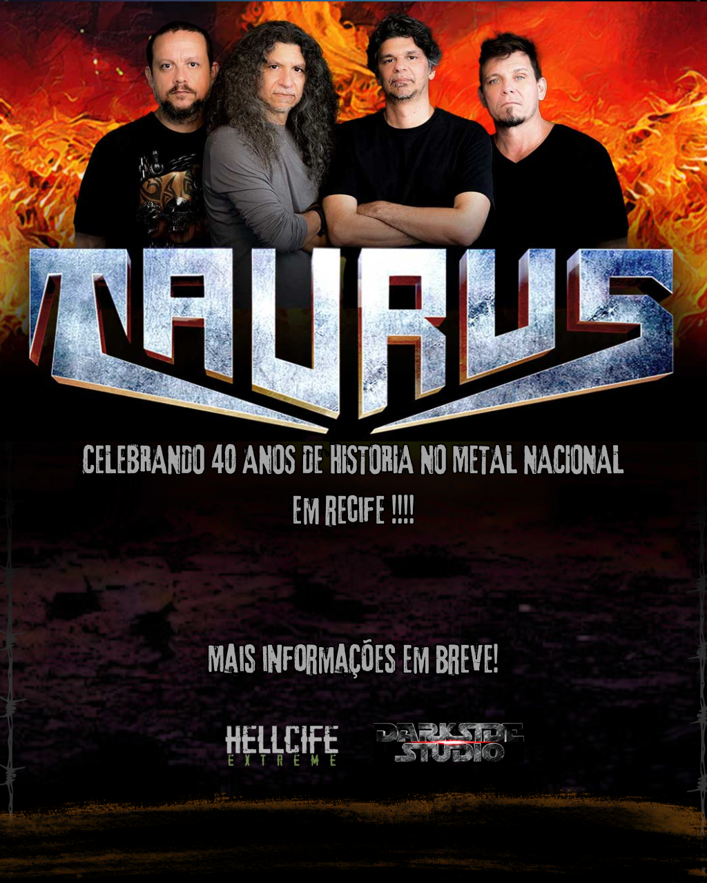 Taurus em Recife - Tour 40 anos de celebração ao metal - Recife, PE