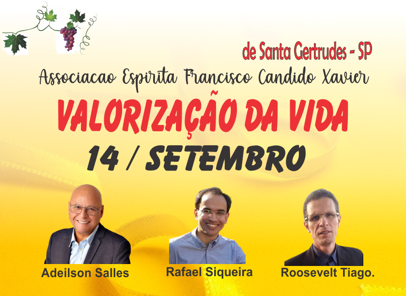 3° SEMINÁRIO ESPÍRITA DE SANTA GERTRUDES