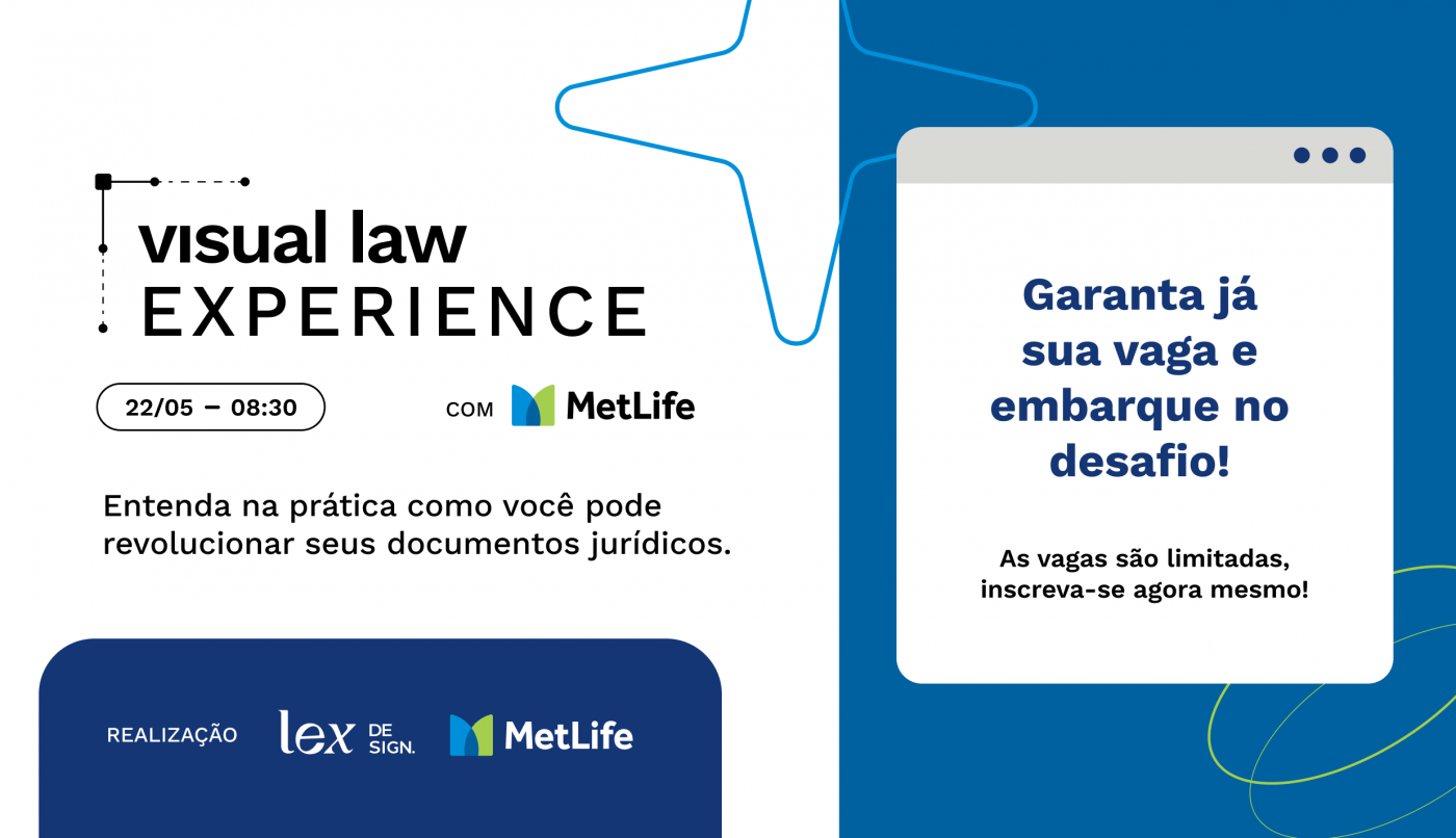 Metlife Visual Visual Law Experience São Paulo com MetLife em São Paulo - Sympla