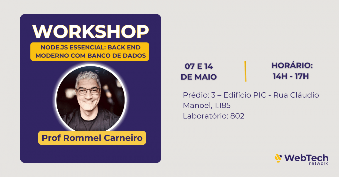 Node.js Essencial: Back End Moderno com Banco de Dados em Belo ...