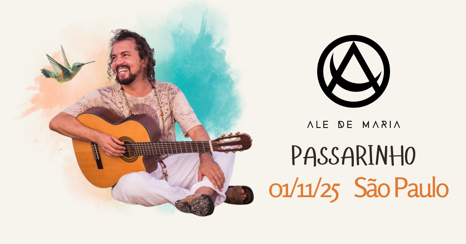 Show Ale de Maria em São Paulo - PASSARINHO - Teatro Eva Wilma