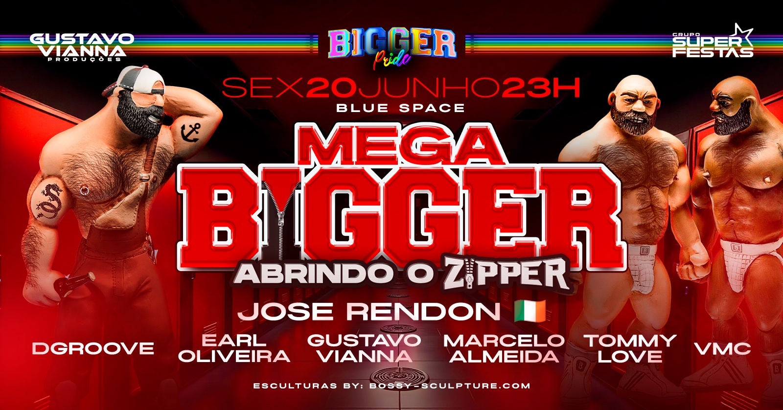 MEGA ZIPPER - PALCO 360° BIGGER SEXTA 20 JUNHO 23 HORAS em São
