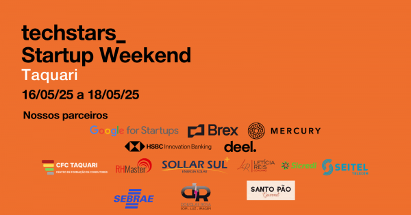 Banner Startup Weekend - Taquari/RS