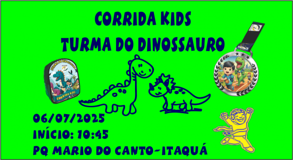 CORRIDA KIDS TURMA DO DINOSSAURO ITAQUÁ