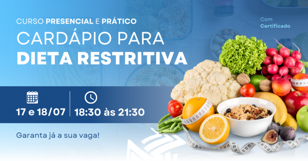 Imagem do evento Cardápio para dieta restritiva - Curso prático