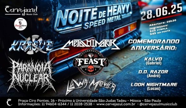 Noite de Heavy/Speed metal