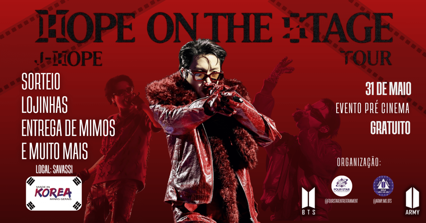 PRÉ CINEMA - HOPE ON THE STAGE em Belo Horizonte - Sympla