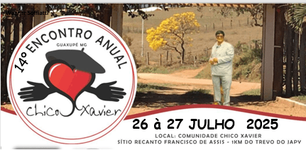 Banner 14º ENCONTRO CHICO XAVIER ANO 2025