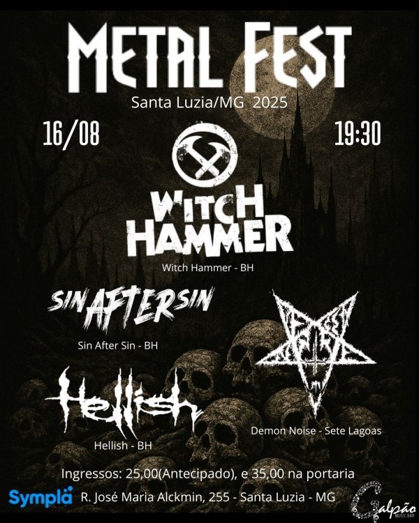 Metal Fest Santa Luzia 2025