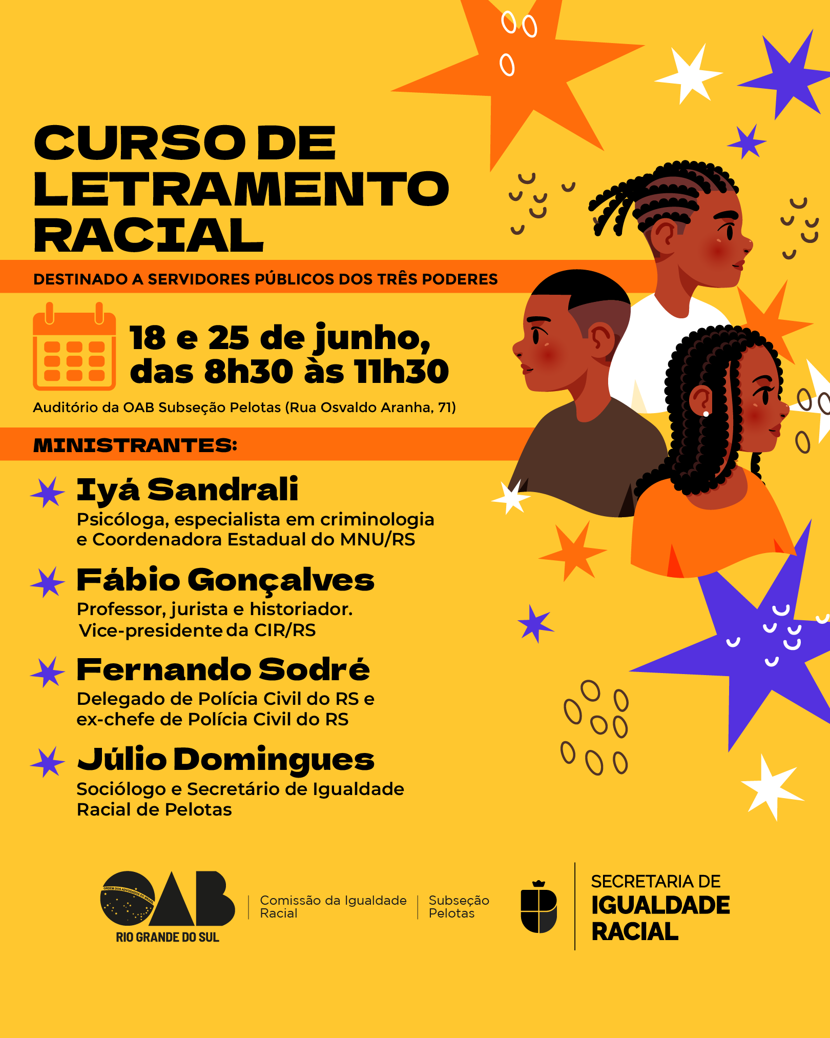 Curso de Letramento Racial para Servidores Públicos dos Três Poderes em ...
