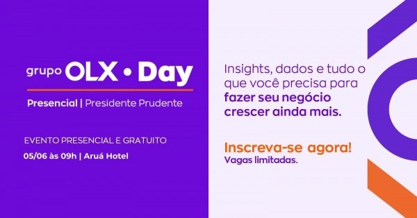 Banner Grupo OLX Day | Presidente Prudente