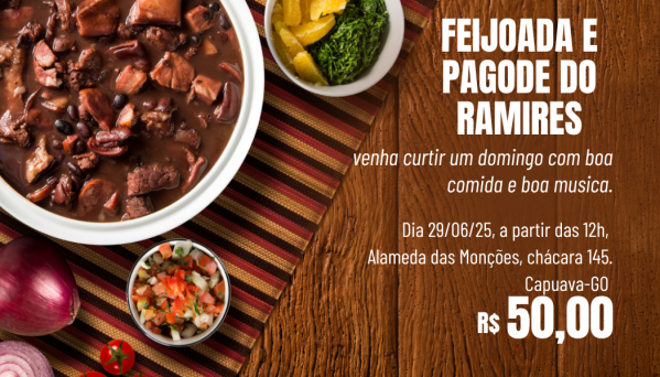 Banner Feijoada e pagode do Ramires