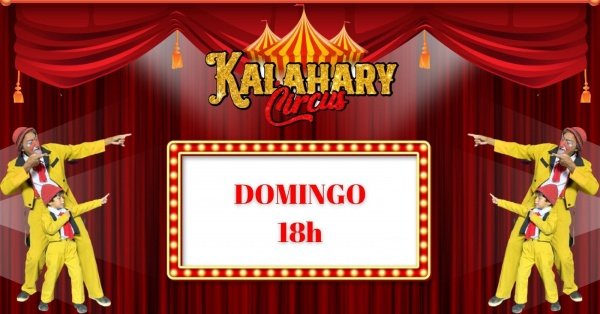 Imagem do evento DOMINGO|MATINÊ| SESSÃO ÀS 18h (04/01) - CIRCO DO CHEROSINHO