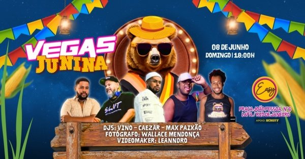 Banner VEGAS JUNINA NA LAPA!