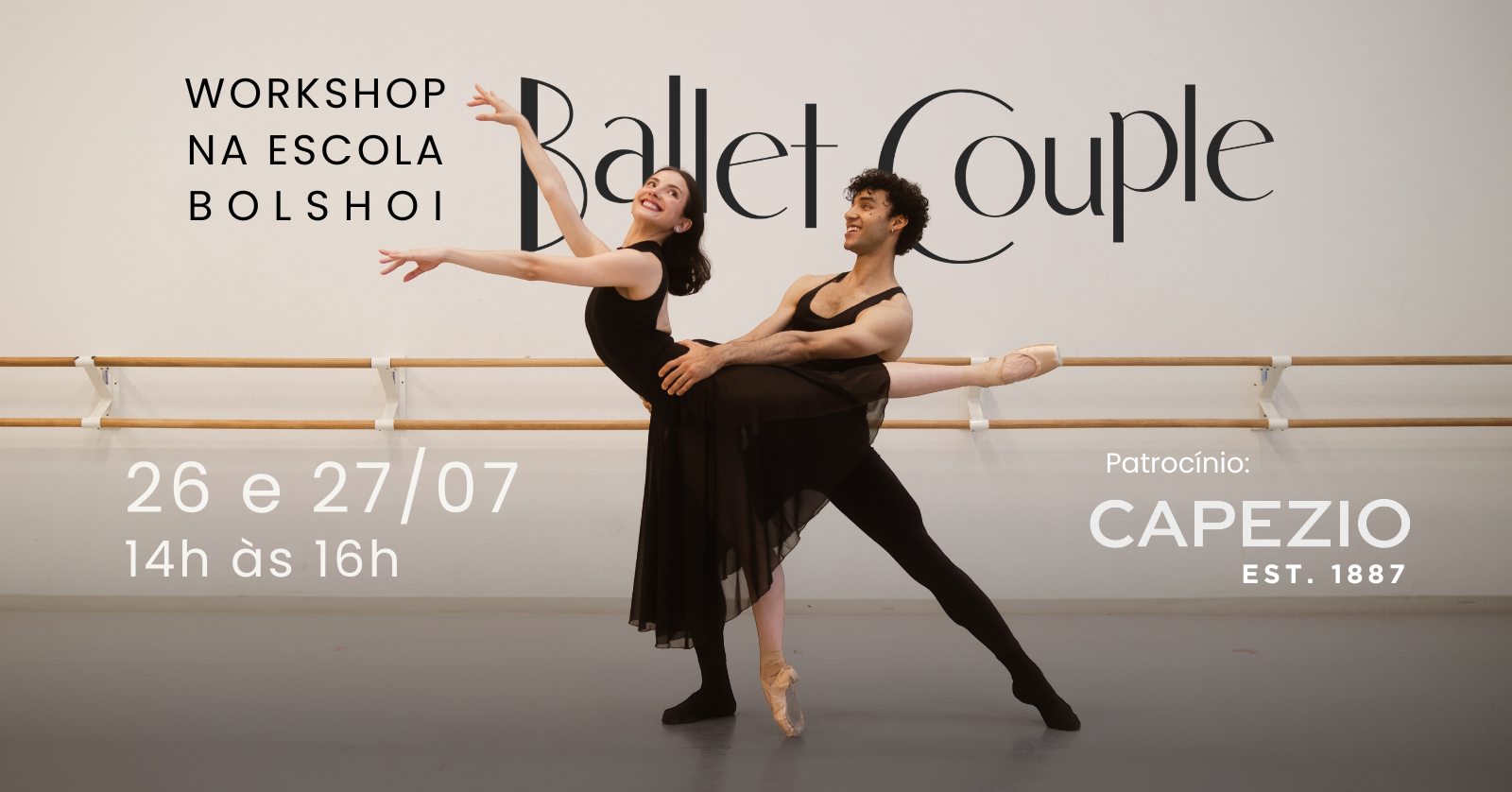 WORKSHOP BALLET COUPLE NA ESCOLA BOLSHOI