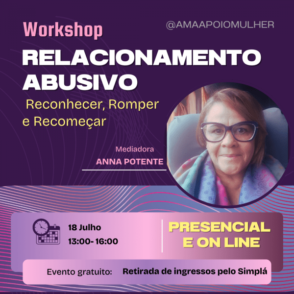Imagem do evento Workshop Relacionamento abusivo