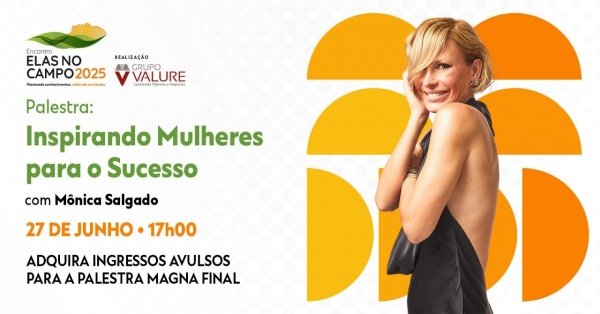 Banner Palestra Magna com Mônica Salgado: Inspirando Mulheres para o Sucesso