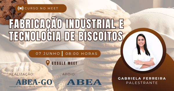 Banner Curso - Fabricação industrial e tecnologia de biscoitos