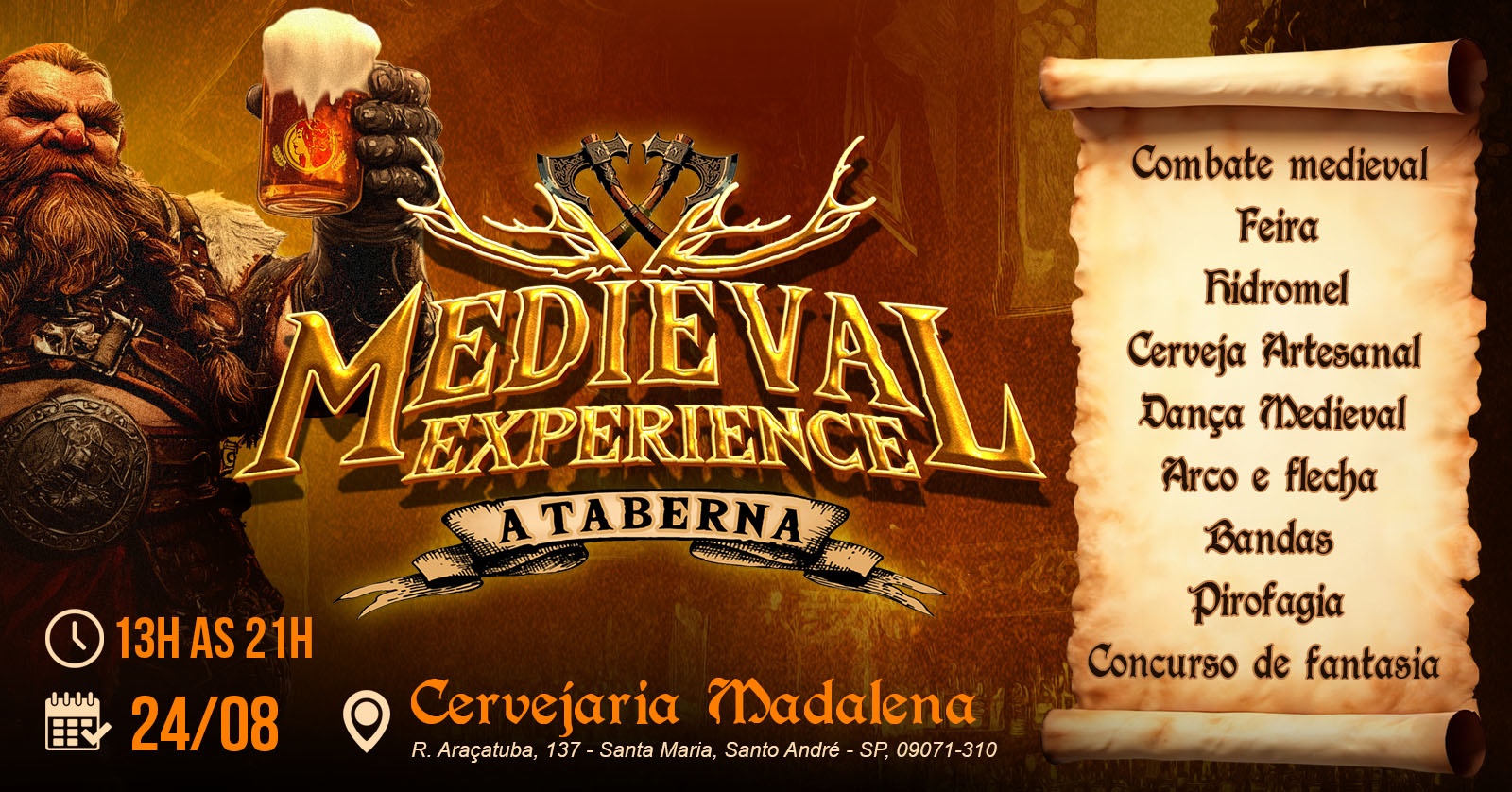 Medieval Experience: A Taberna - Cervejaria Madalena