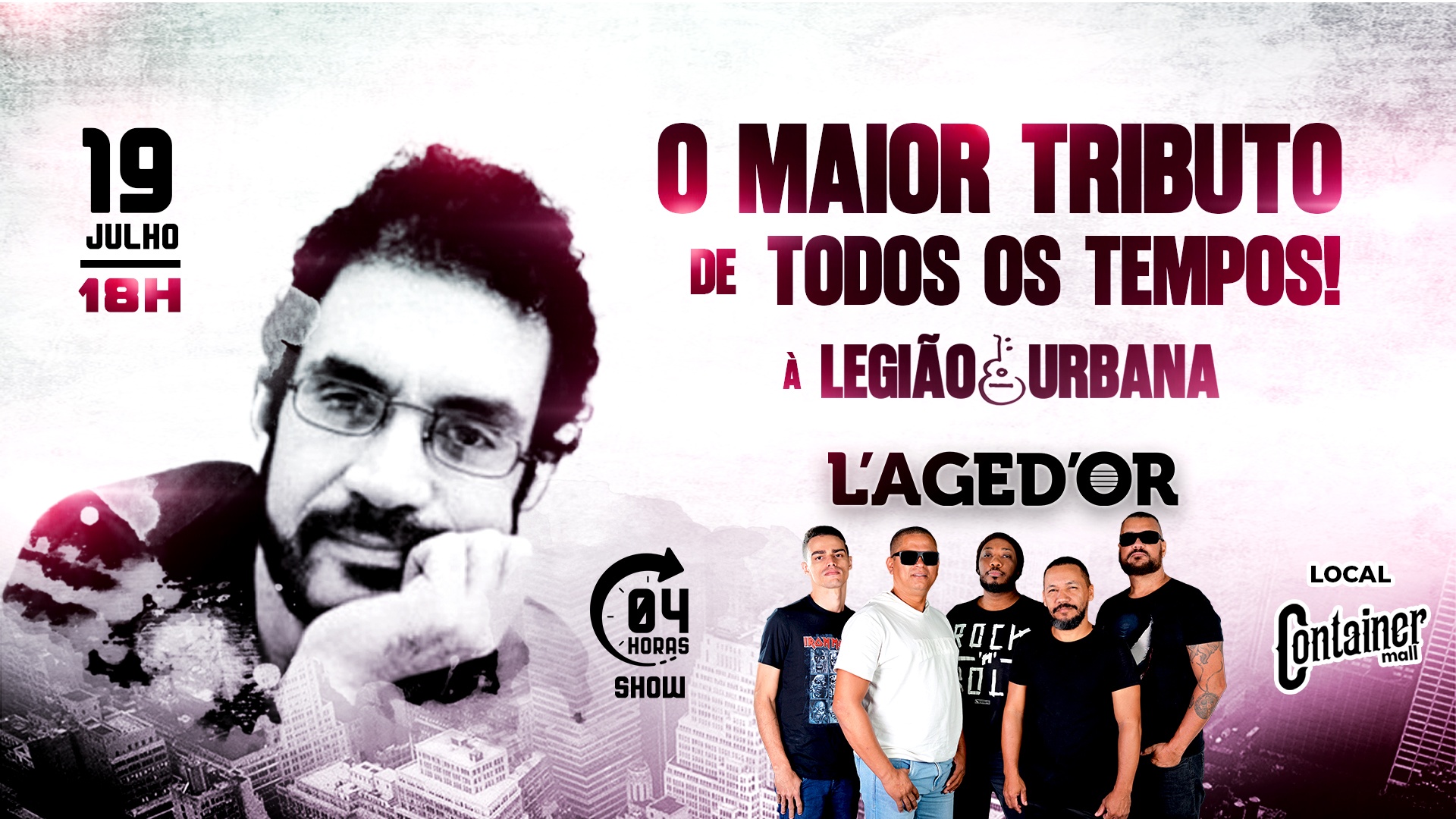 O MAIOR TRIBUTO DE TODOS OS TEMPOS- LEGIÃO URBANA 19/07/2025 - LAGEDOR