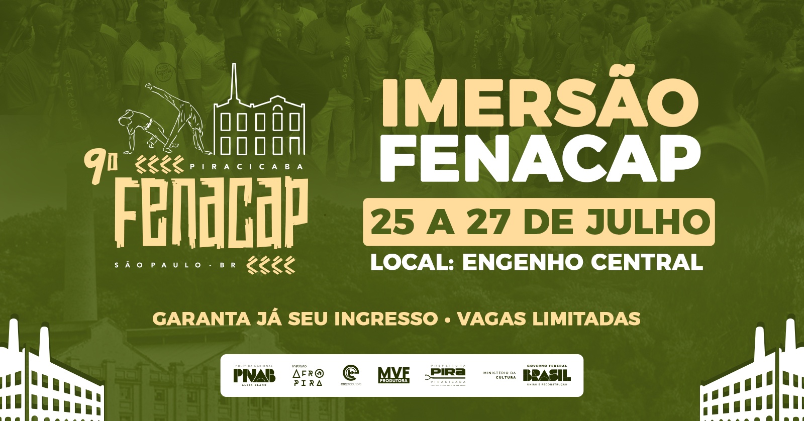 IMERSÃO FENACAP DE 25 À 27/07