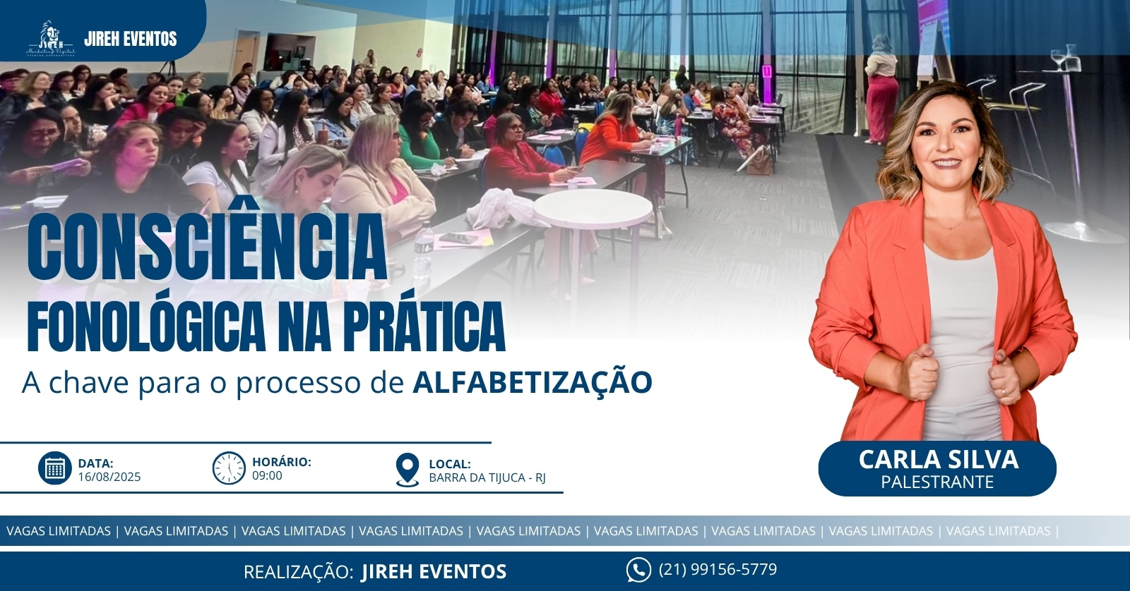 CURSO PRESENCIAL: CONSCIÊNCIA FONOLÓGICA NA PRÁTICA: A chave para o processo de ALFABETIZAÇÃO.