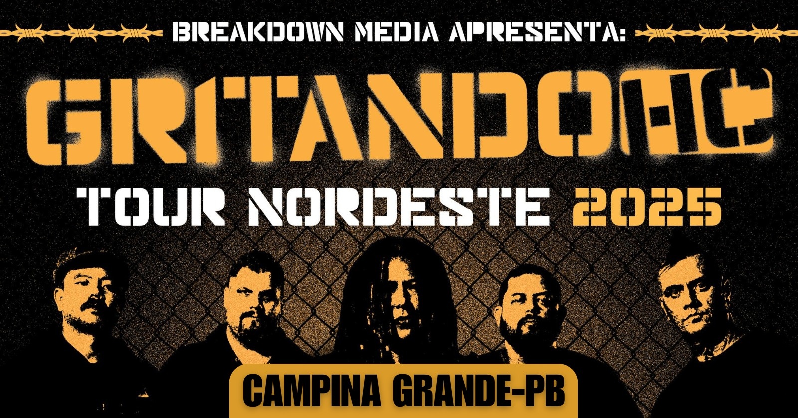 GRITANDO HC EM CAMPINA GRANDE-PB | TOUR NORDESTE 2025