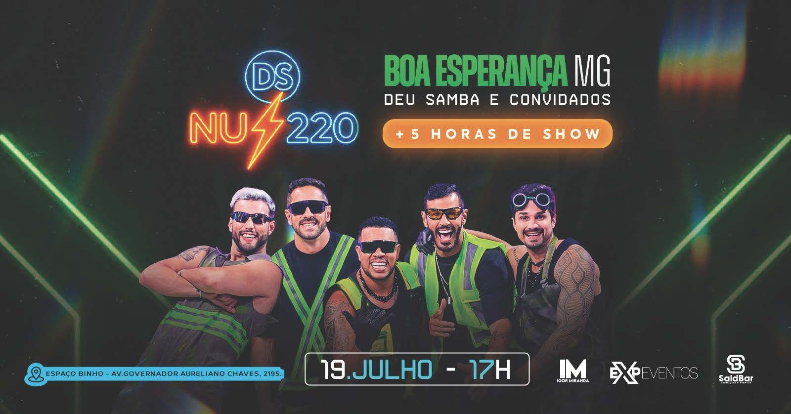 DEU SAMBA - NU220 - BOA ESPERANÇA MG
