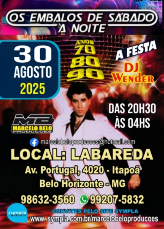 OS EMBALOS DE SÁBADO A NOITE - ANOS 70 80 90