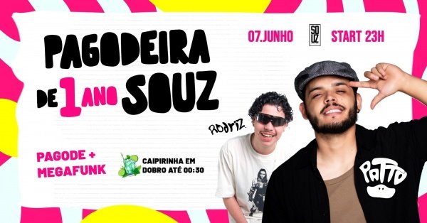 Banner PAGODEIRA DE 1 ANO SOUZ